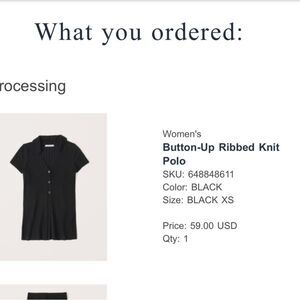 Women's
Button-Up Ribbed Knit Polo